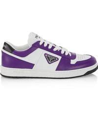 prada sneakers men street snap 2017|purple prada sneakers for men.